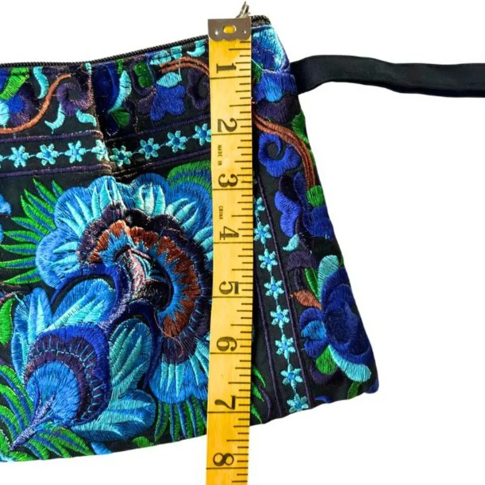 Thai Hand Crafted Artisan Embroidered Clutch